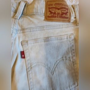 Levi's Light Wash Jean Shorts